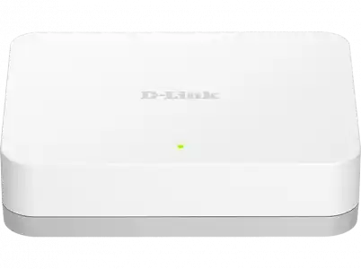 Switch - D-Link GO-SW-5G, 5 puertos, Gigabit Ethernet LAN RJ-45, Sin gestión, 1000 Mbps/puerto, Blanco