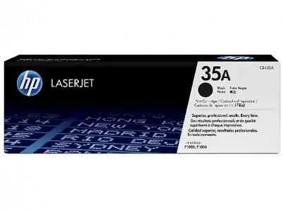 Tóner - HP 35A LaserJet, Negro, CB435A