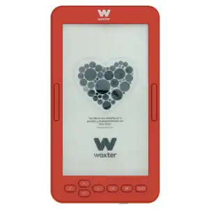 Woxter - EReader Scriba 195 S, 4GB, 4,7" E-Ink Pearl, Rojo