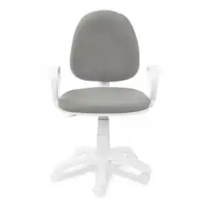 Abecedario Dolphin Silla Oficina Blanca/Gris