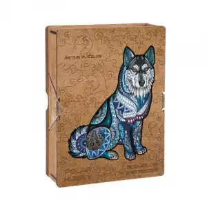 Active Puzzles Husky Dog Puzzle De Madera