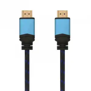 Aisens Cable HDMI 2.0 Premium 4K 60Hz 18Gps Macho/Macho 1m Negro/Azul