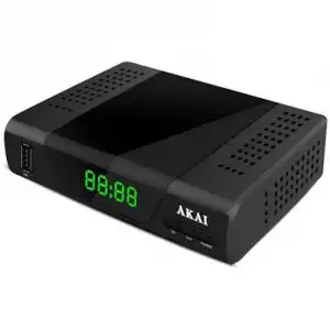 Akai ZAP26510K_L Decodificador TDT DVB-T2 H.265 FullHD Negro