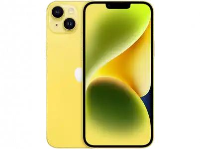 APPLE iPhone 14 Plus, Amarillo, 256 GB, 5G, 6.7" Pantalla Super Retina XDR, Chip A15 Bionic, iOS