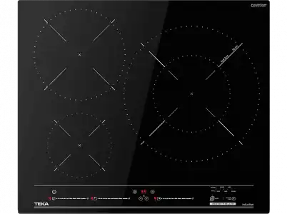 Encimera inducción - Teka IZC 63320 MPS, Encastrable, 3 Zonas, Zona paellera XL 320mm, Negro