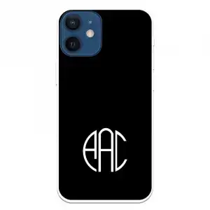 Funda Para Iphone 12 Mini Del Académica De Coimbra Iniciales - Licencia Oficial Académica De Coimbra