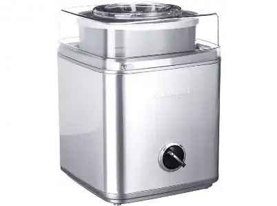 Heladera - Cuisinart ICE30BCE Capacidad 2L, Tapa transparente, Libro de recetas