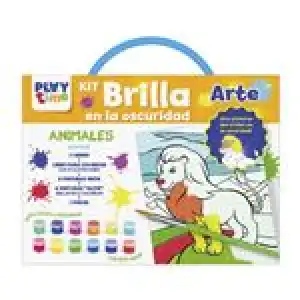 Kit de arte Imagiland Brilla en la oscuridad - Animales