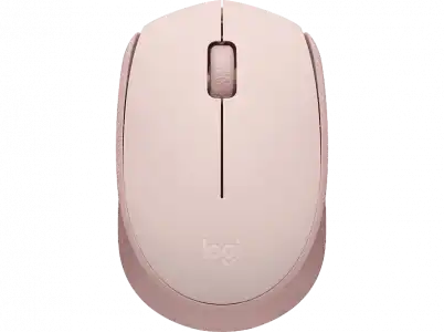 Ratón inalámbrico - Logitech M171, 1000 ppp, Ambidiestro, USB, Rosa