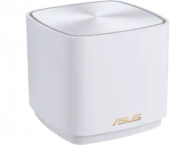 Router WiFi - ASUS XD4 PLUS W-1-PK, 1.8 Gbit/s, 6, Hasta 446 m², MU-MIMO, Blanco