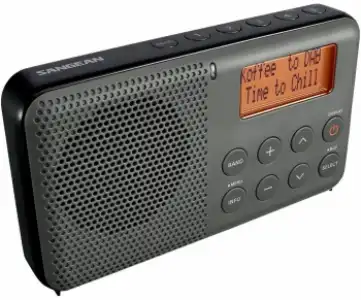 Sangean Dpr-64 Negro Radio Digital De Bolsillo Fm Con Rds Y