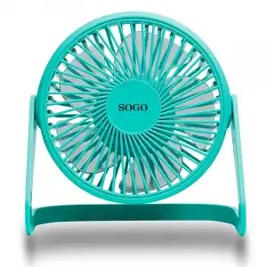 Sogo Ventilador de Sobremesa USB 12cm Verde