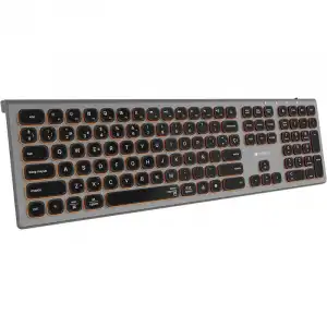 Subblim Master Teclado Inalámbrico Multidispositivo Retroiluminado Gris/Negro