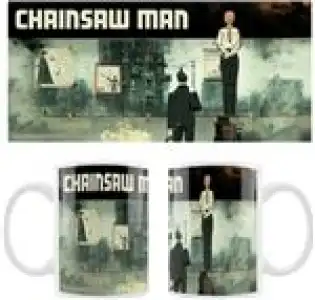 Taza Chainsaw Man Aki & Makima