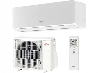 Aire acondicionado - Fujitsu ASY35-KMCC, Split 1x1, 2920 fg/h, WiFi, Inverter, Bomba de calor, Blanco