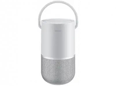 Altavoz inalámbrico - Bose Portable Home Speaker, Wi-Fi, Bluetooth, Control de voz, 12h Autonomía, Plata