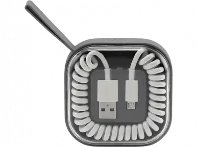 Cable USB - ISY IUC-4000, De USB-A a Lightning/Micro-USB/USB-C, 3 en 1, 0.5 m, Blanco