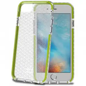 Celly Hexagon Funda Rugerizada Verde para Apple iPhone 7/8/SE 2020