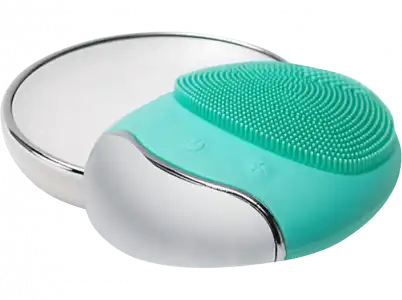 Cepillo facial - InnoGIO GIOperfect Fresh GIO-700, 5 Modos de vibración, USB, Velocidad 8000 pulsos/min, Gris/Turquesa