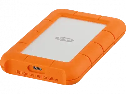 Disco duro 2 TB - Lacie Rugged, USB-C 3,0