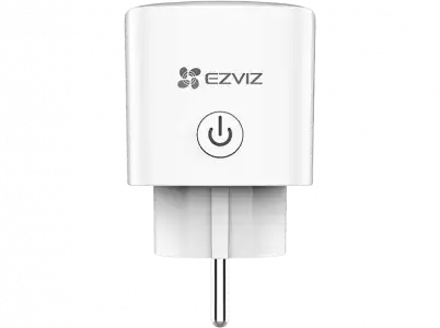 Enchufe inteligente - Ezviz T30-10A-EU, 2300 W, Amazon Alexa, Google Assistant, Wi-Fi, Blanco