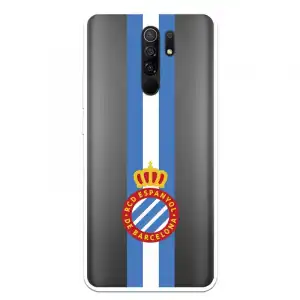 Funda Licencia Oficial RCD Espanyol Escudo Albiceleste para Xiaomi Redmi 9