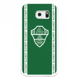 Funda Para Samsung Galaxy S6 Edge Del Elche Cf Escudo Fondo Verde Escudo Fondo Verde - Licencia Oficial Elche Cf