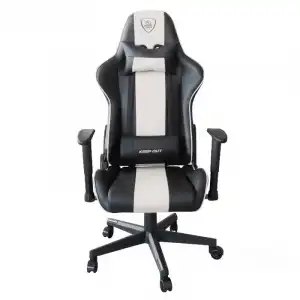 Keep Out XSPRO Racing Silla Gaming Negro/Blanco