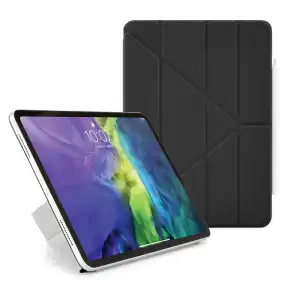 Pipetto London Origami 4 Imantado Funda para iPad Pro 11/Air 4/5 Negro