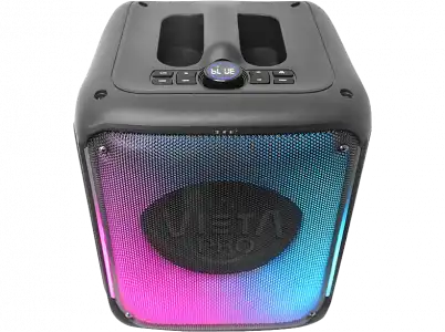 Altavoz de gran potencia - Vieta Pro Party 6, 120 W, Micrófono incluído, Hasta 8hs, Negro