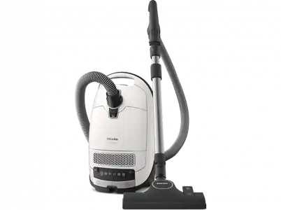 Aspirador con bolsa - Miele Complete C3 Allergy, 890 W, 4.5 l, Tecla-pedal, PowerLine, Blanco