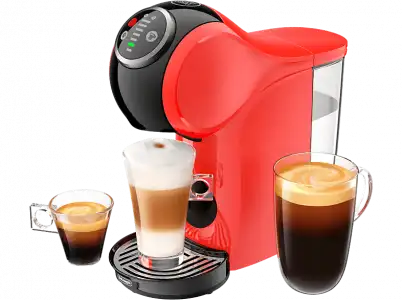 Cafetera de cápsulas - Nescafé Dolce Gusto De'Longhi EDG315.R Genio S Plus , 15 bar, 0.8 L, 1600W, Rojo