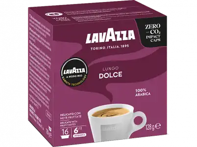 Cápsulas monodosis - Lavazza DOLCE Contiene 16 cápsulas de café crema lungo