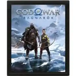 Cuadro 3D God Of War Ragnarok Hazardous Tundra