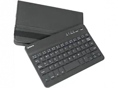 Funda con teclado - Silver HT Gripcase, Para Tablet de 10.4", Bluetooth, Función soporte, Negro