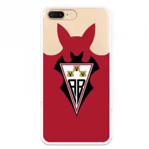 Funda Licencia Oficial Albacete Balompié Escudo Fondo Rojo para iPhone 7 Plus