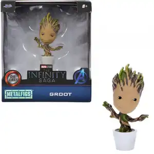 Jada Guardianes de la Galaxia Figura Groot de Metal 10cm Coleccionismo