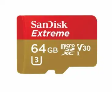 Sandisk Extreme - Tarjeta De Memoria Microsdxc U3, V30 De 64gb Red Gold