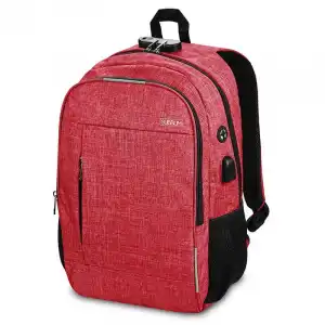 Subblim Urban Lock Mochila Roja para Portátil hasta 16"