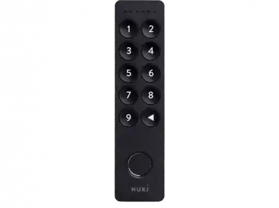 Abrepuertas - Nuki Keypad 2.0, Con huella digital o Código de seguridad, Negro