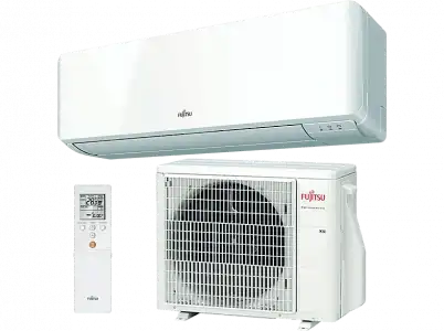 Aire acondicionado - Fujitsu ASY35-KMCC, Split 1x1, 2924 fg/h, Inverter,Bomba de calor, Blanco