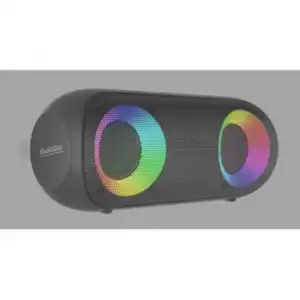 Altavoz Bluetooth Audictus Aurora 2.0 14w Rgb Ipx7 Microsd Bt5.0 Negro