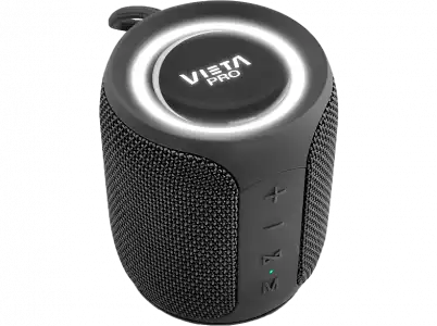 Altavoz inalámbrico - Vieta Pro Groove, 20 W, Bluetooth 5.0, 12 h, IPX 7, Negro