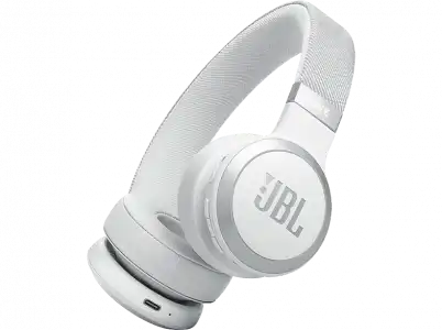 Auriculares inalámbricos - JBL Live 670 NC, Cancelación ruido adaptativa, Autonomía hasta 65 h, Blanco