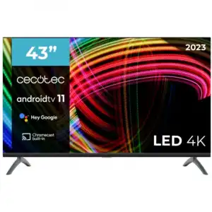 Cecotec A3 Series ALU30043S 43" LED UltraHD 4K HDR10 Smart TV