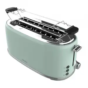 Cecotec Toast&Taste 1600 Retro Double Tostadora Doble Ranura 1630W Verde