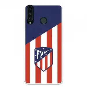Funda Para Huawei P30 Lite Del Atleti Escudo Fondo Atletico - Licencia Oficial Atlético De Madrid