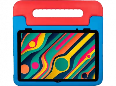 Funda tablet - SPC Gummer Case 2, Goma EVA, Azul y Rojo