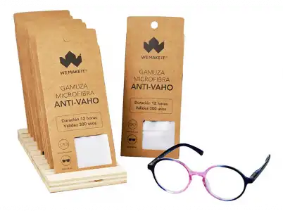 Gamuza - We Make It Anti-Vaho, Para gafas, 300 usos, Blanco