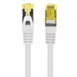 Lanberg Cable de Red RJ45 Cat.6A S/FTP 25cm Gris